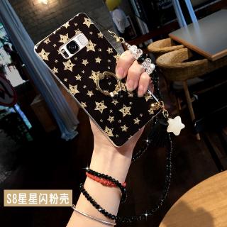 เคสเคสโทรศัพท์มือถือพร้อมแหวนขาตั้งสําหรับ Samsung Galaxy S8 + S9 + Note 8 9 J 5 Pro J 3 J 2 A 2 Core A 8star S 7 Edge