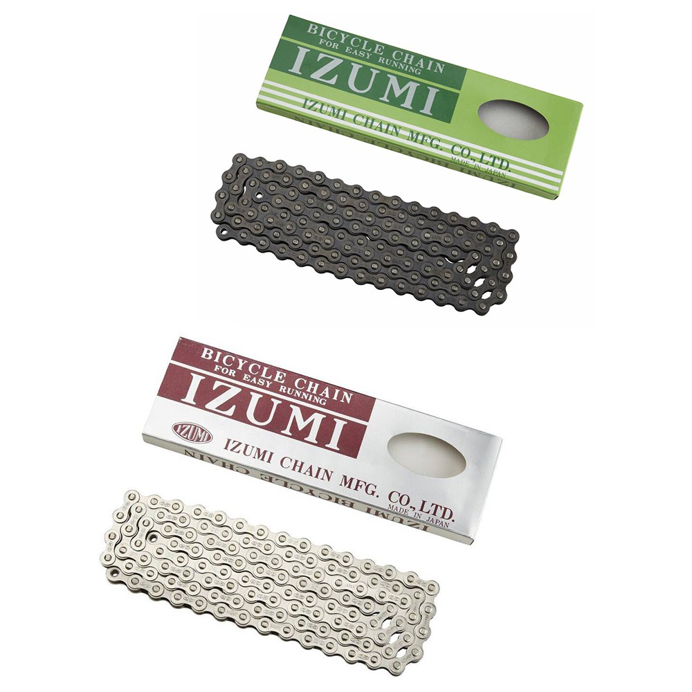 ญี่ปุ่น IZUMI จักรยาน Chain Track โซ่เดี่ยว/Fix Gear Speed Chain โซ่จักรยานเสือหมอบ 410 Series 100 L