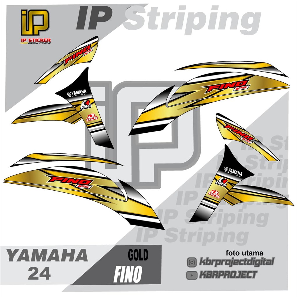 สติ๊กเกอร์ติดรถมอเตอร์ไซค์ – fino striping – มอเตอร์ไซค์yamaha – มอเตอร์ไซค์ – สติ๊กเกอร์วาริชั่น – 