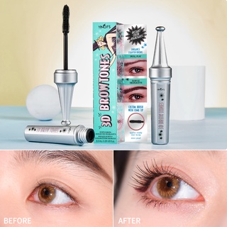 3100 (ใหม่/แท้) มาสคาร่า Mascara 3D Browtones ปัดขนตาหนา ยาว  เรียงเส้นสวย ไม่เลอะ ไม่เปื้อน กันน้ำ ติดทน