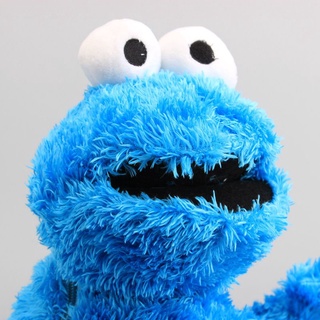 กระเป๋าเป้สะพายหลัง กระเป๋านักเรียน ขนาดใหญ่ ลายตุ๊กตา Sesame Street Elmo Cookie Monster สําหรับเด็ก