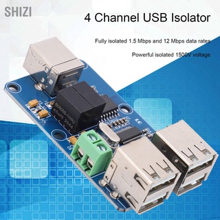 ShiZi 4 Channel Usb Isolator Hub บอร์ดโมดูลอิเล็กทรอนิกส์สําหรับเครื่องใช้ไฟฟ้า Adum3160