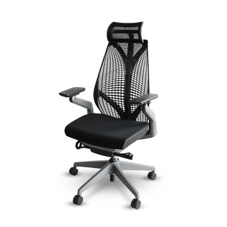 SB Design Square Bewell  เก้าอี้เพื่อสุขภาพ Ergonomic Chair รุ่น Embrace (High) สีดำ (ก71 x ส119 ซม.)