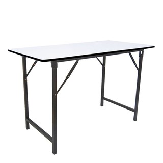 โต๊ะพับอเนกประสงค์ หน้าโฟเมก้า ขาพ่นดำ ขนาด 120x60x75 ซม. Multipurpose folding table Fomega with black painted legs, siz