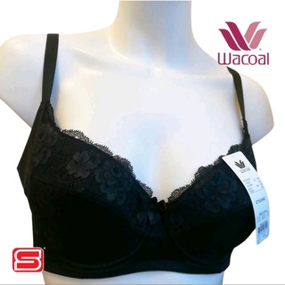 Wacoal Basic Bra  รุ่น WB9912 (คัฟ E) เก็บกระชับทรง เก็บเนื้อข้างๆ เสื้อใน ยกทรง วาโก้ ชุดชั้นใน