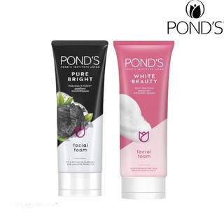 Ponds Facial Foam พอนด์สโฟม ขนาด 100กรัม แพ็คเกจใหม่