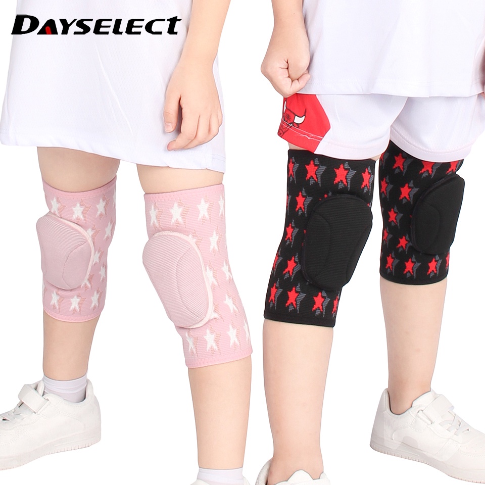 Dayselesct 1 ชิ้น เด็ก สนับเข่า ฟองน้ําหนา ป้องกันการชน กลางแจ้ง เต้น บาสเก็ตบอล ฟุตบอล ขี่จักรยาน กีฬา ป้องกันเข่า สําหรับเด็กผู้ชาย เด็กผู้หญิง