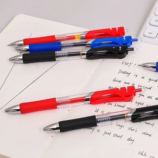 ปากกาหมึกเจล ความจุขนาดใหญ่ หัวขนาด 0.5 มม. สีดํา / สีแดง / สีฟ้า 1 ชิ้น