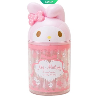 Sanrio ใหม่ ผู้หญิง Hello Kitty Cinnamoroll และ My Melody การ์ตูน ตกแต่งบ้าน ไม้จิ้มฟัน ผ้าฝ้ายบัด ที่ใส่ กล่องเก็บไม้จิ้มฟัน กล่องเก็บสําลี มีสไตล์