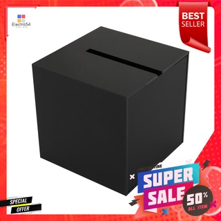 กล่องทิชชูม้วนอะคริลิก KECH สีดำTISSUE BOX KECH ACRYLIC BLACK