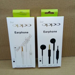 หูฟังOppo เสียงดีแจ็คกลม3.5mm