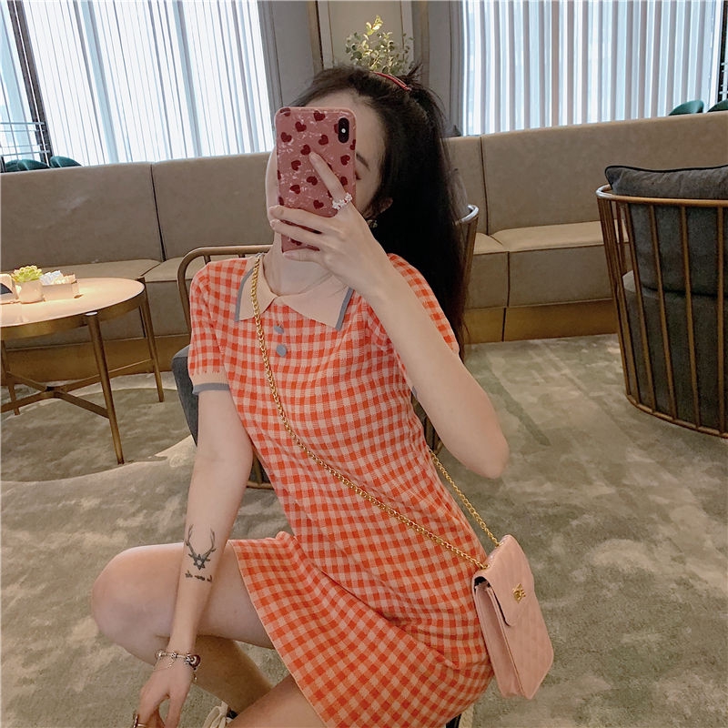 เดรสแฟชั่นสตรีสายคล้องคอเปลือยหลัง instagram ig 2020 facebook A317