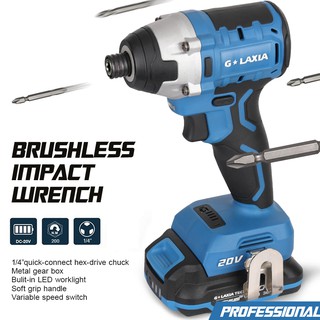 ไขควงกระแทกไร้สาย Galaxia 20V/18V high quality Brushless impact driver