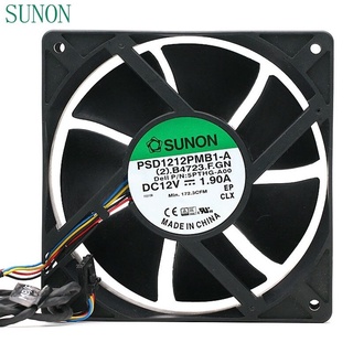 For Sunon PSD1212PMB1-A (2) .B3010.F.GN 12V 15.5W 120*120*38mm industrial axial cooling fan 120mm