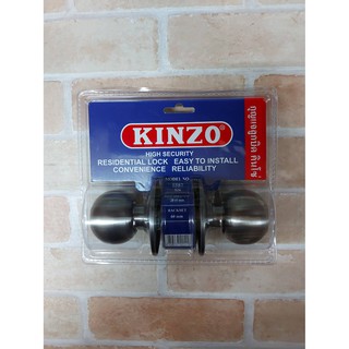 KINZO ลูกบิดประตู ห้องนอน คินโซ่ สีเงิน ขนาดมาตรฐาน ยอดนิยม
