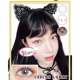 Ceecon l-gray by TATOTO Contact Lenses บิ๊กอาย #161