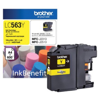 ตลับหมึกอิ้งค์เจ็ท [Brother] LC-563Y สีเหลือง