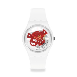 Swatch นาฬิกาผู้หญิง TIME TO RED SMALL รุ่น SO31W104