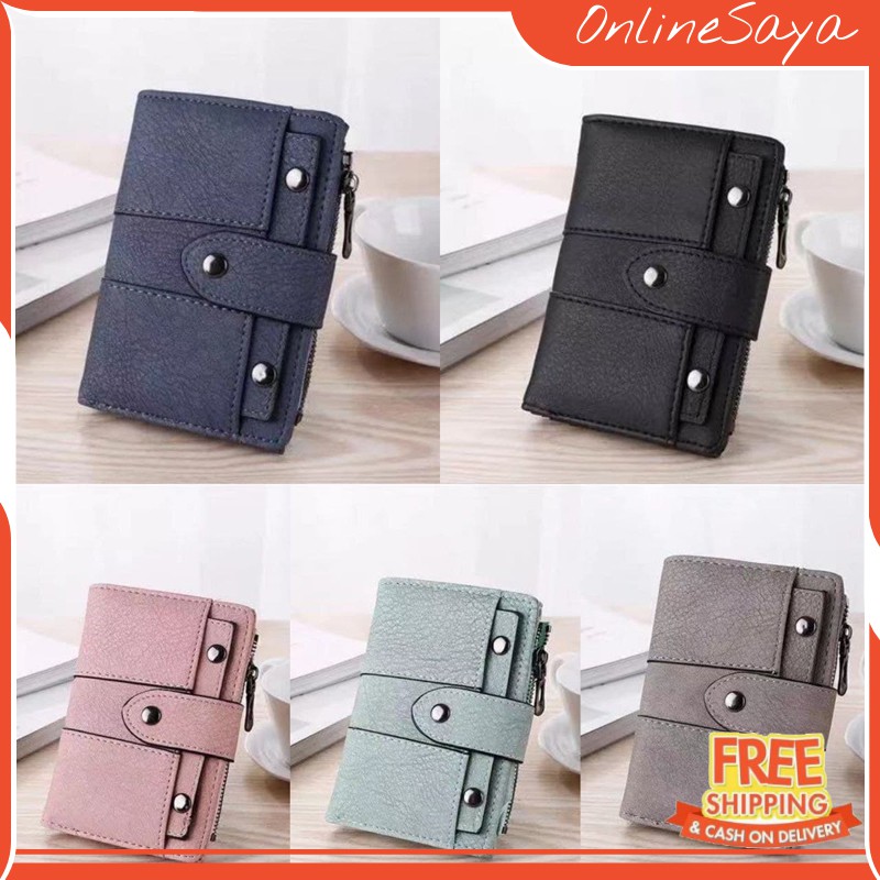 PINKA MA133 กระเป๋าสตางค์ผู้หญิงนําเข้าเกาหลี FOLDING FASHION ใหม่ BATAM PREMIUM ORIGINAL QC028 WA03