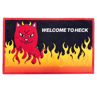 SLUM LTD - RIPNDIP Welcome To Heck Rug Black