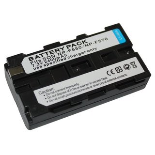 แบตเตอรี่เทียบ Sony NP-F550/NP-F570 2400mAh ใช้สำหรับไฟLED Y…