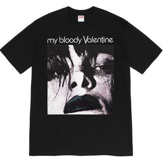 ค่าของเงินSLUM LTD - Supreme My Bloody Valentine Feed Me With Your Kiss Tee Black Size MS-3XL