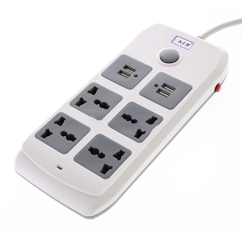 OKER POWER BAR 966 5M 4ช่อง (Gray)