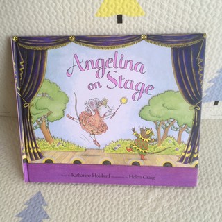 Angelina on Stage หนังสือนิทานปกแข็ง(มือสอง)-cb3