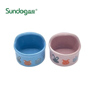 ชามใส่อาหารสัตว์เล็ก คละสี* ยี่ห้อSundog