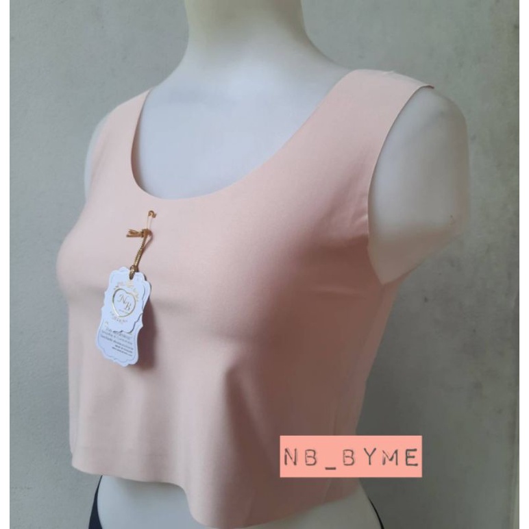 NB เสื้อกล้ามครึ่งตัว ซับใน บังทรง(NB23) ไร้ขอบ งานสั่งผลิตในประเทศไทย