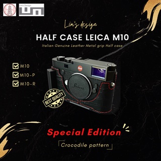 เคสกล้อง LeicaM10 (LC-M10SEBK) หนังแท้ ลวดลาย Crocodile  นำเข้าโดยตรงจากประเทศเกาหลี