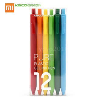 Xiaomi Mijia KACO ปากกาสีรุ้ง 12 สี 0.5 มม.