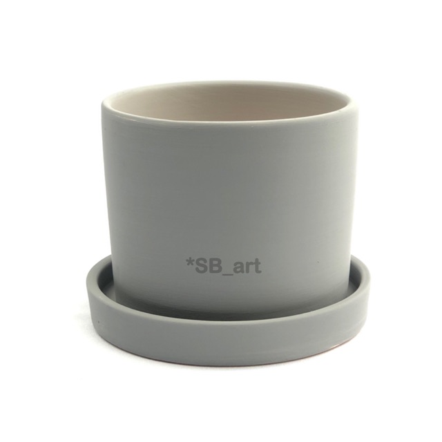 กระถางดินเผา สำหรับปลูกแคคตัสหรือไม้ประดับ สไตล์โมเดิร์น NPK กระบอกสี - รูปที่ 6