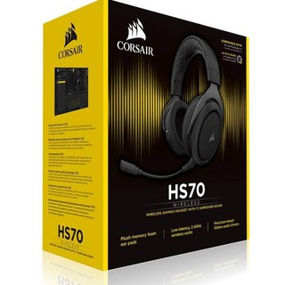 HEADSET(7.1) CORSAIR HS70 Wireless