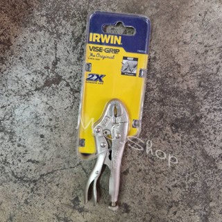 VISE -GRIP (IRWIN)4WR คีมล็อคปากโค้ง(ตัดลวด) ขนาด 4 นิ้ว เหมาะงานจับท่อ และสามารถตัดสายไฟได้