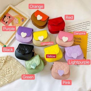 🌈พร้อมส่ง🌈9สี กระเป๋าสะพายข้างมินิ กระเป๋ามินิ สายโซ่สุดน่ารัก