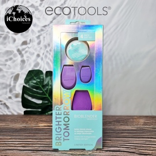 [EcoTools] Brighter Tomorrow Limited Edition Makeup Sponge Set, 4 Pieces ฟองน้ำแต่งหน้า ฟองน้ำไข่ Beauty Blender