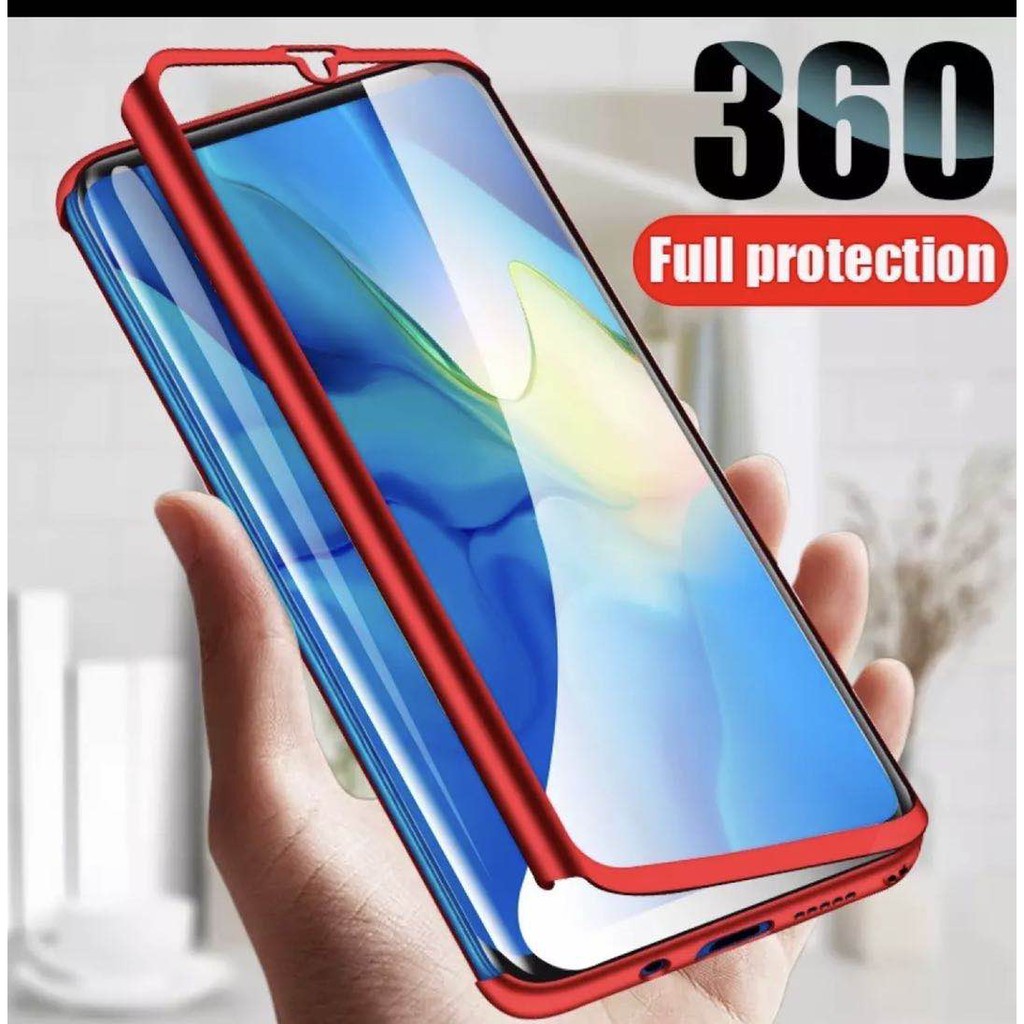 Case Vivo V9 เคสวีโว่วีเก้า เคสประกบหน้าหลัง แถมฟิล์มกระจก1ชิ้น เคสแข็ง เคสประกบ 360 องศา สวยและบางมาก สินค้าใหม่ สีดำสี