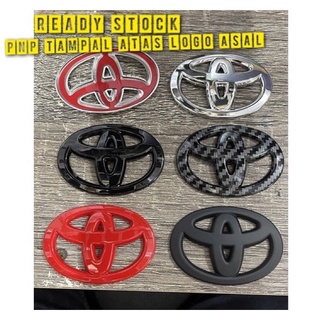 โลโก้ ครอบทับ แปะทับตัวเดิมได้เลย โตโยต้า ขนาด 6.5 cm Sticker Steering Wheel Emblem Logo Badge Car For Toyota vios yaris