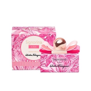 SALVATORE FERRAGAMO Signorina in Fiore Fashion Edition EDT 50มล. ป้ายคิง