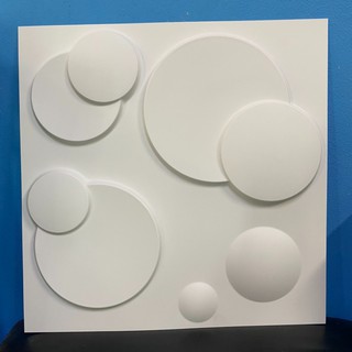 ผนังสามมิติ3D wallart 50x50 cm/1เเผ่นชื่อลายBubble2 รหัสD108