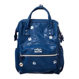 Smiggle Backpack League Dimi Bag กระเป๋า smiggle ลายบอล สีกรม สวยสดใส