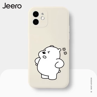 JEERO เคสคู่ เคสไอโฟน คู่รัก ขอบเหลี่ยมกันกระแทกซิลิโคนนุ่มลายการ์ตูนตลก เคสโทรศัพท์ Compatible for iPhone 17 Air 16 15 14 13 12 11 Pro Max SE 2020 X XR XS 8 7 Plus xsmax 7plus 8plus พลัส HFC250