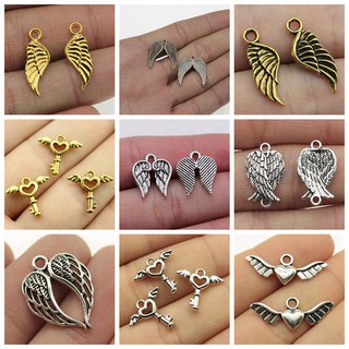 CHARMS ปีกนางฟ้าสําหรับทําเครื่องประดับแฮนด์เมด Diy