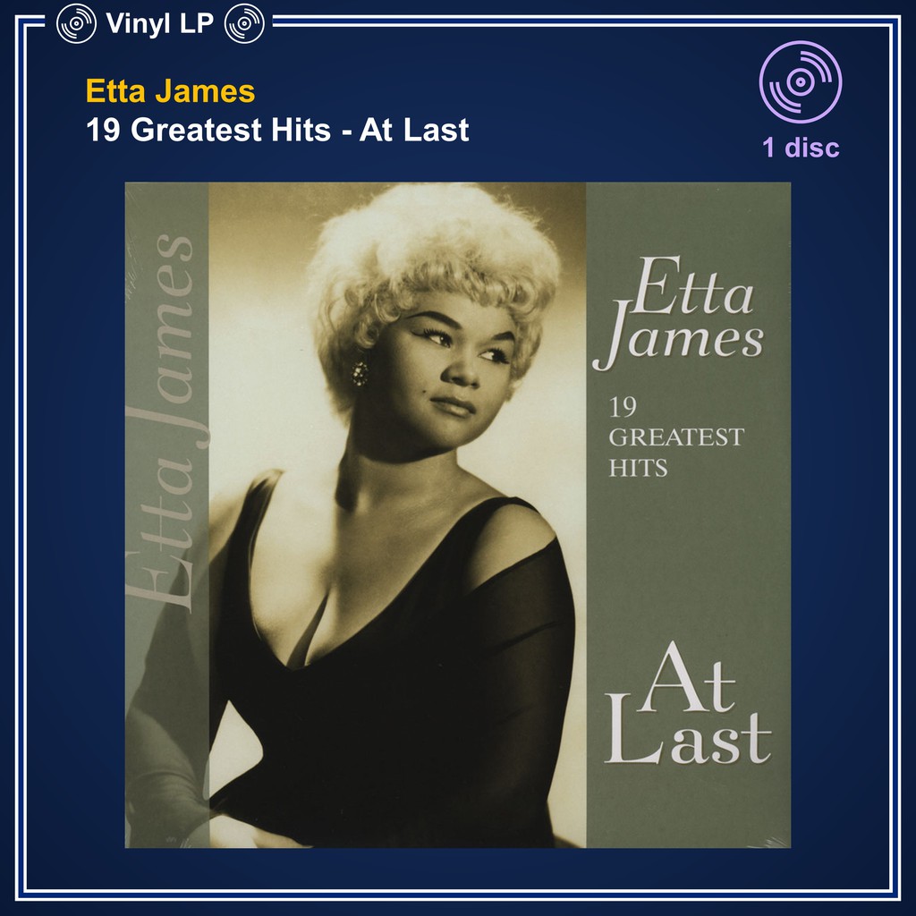 [แผ่นเสียง Vinyl LP] Etta James - 19 Greatest Hits - At Last [ใหม่และซีล SS]