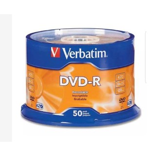 เเผ่น DVD-R Verbatim แพ็ค 50เเผ่น