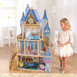 บ้านตุ๊กตา Kidkraft Disney Princess Cinderella Royal Dream Dollhouse With 11 PC Furniture