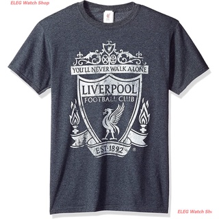 เสื้อยืดแขนสั้น Fifth Sun Official Liverpool Fc Mono Color Logo Mens Tee Sports T-shirt