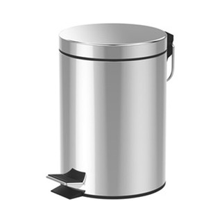 KASSA HOME ถังขยะแบบเหยียบ รุ่น 11052-017 ขนาด 5 ลิตร สีเงิน KASSA HOME Pedal Bin 11052-017 5 Liter Silver Color