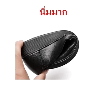 รองเท้าผู้หญิง รองเท้าคัชชูส้นหนา ทรงหัวแหลม รุ่นCDM987（แนะนำให้ซื้อเพิ่ม1เบอร์）
